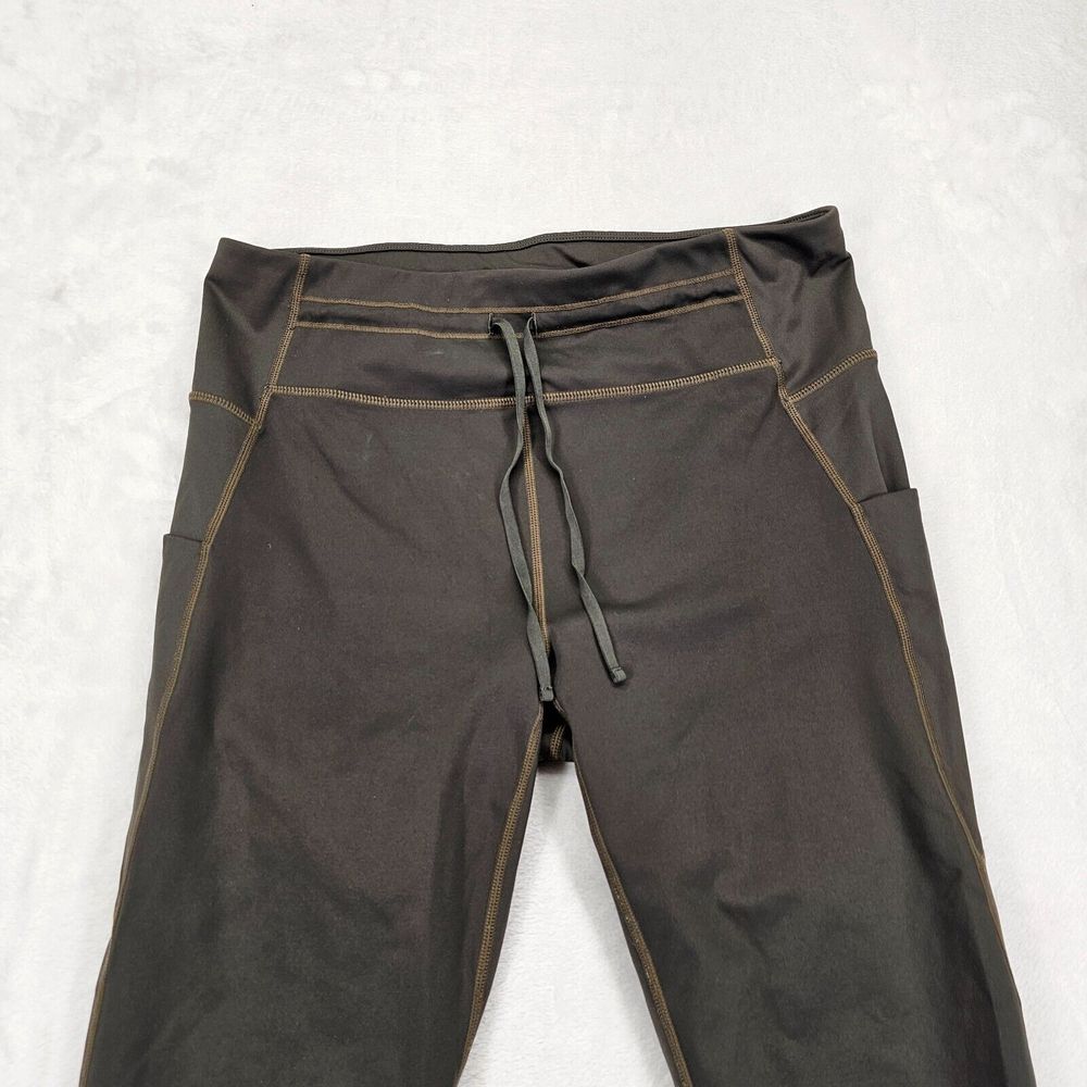 Ultra Cool By Fabletics Leggings Drawstring Waist High Rise Black Size 30"Waist - Picture 3 of 10